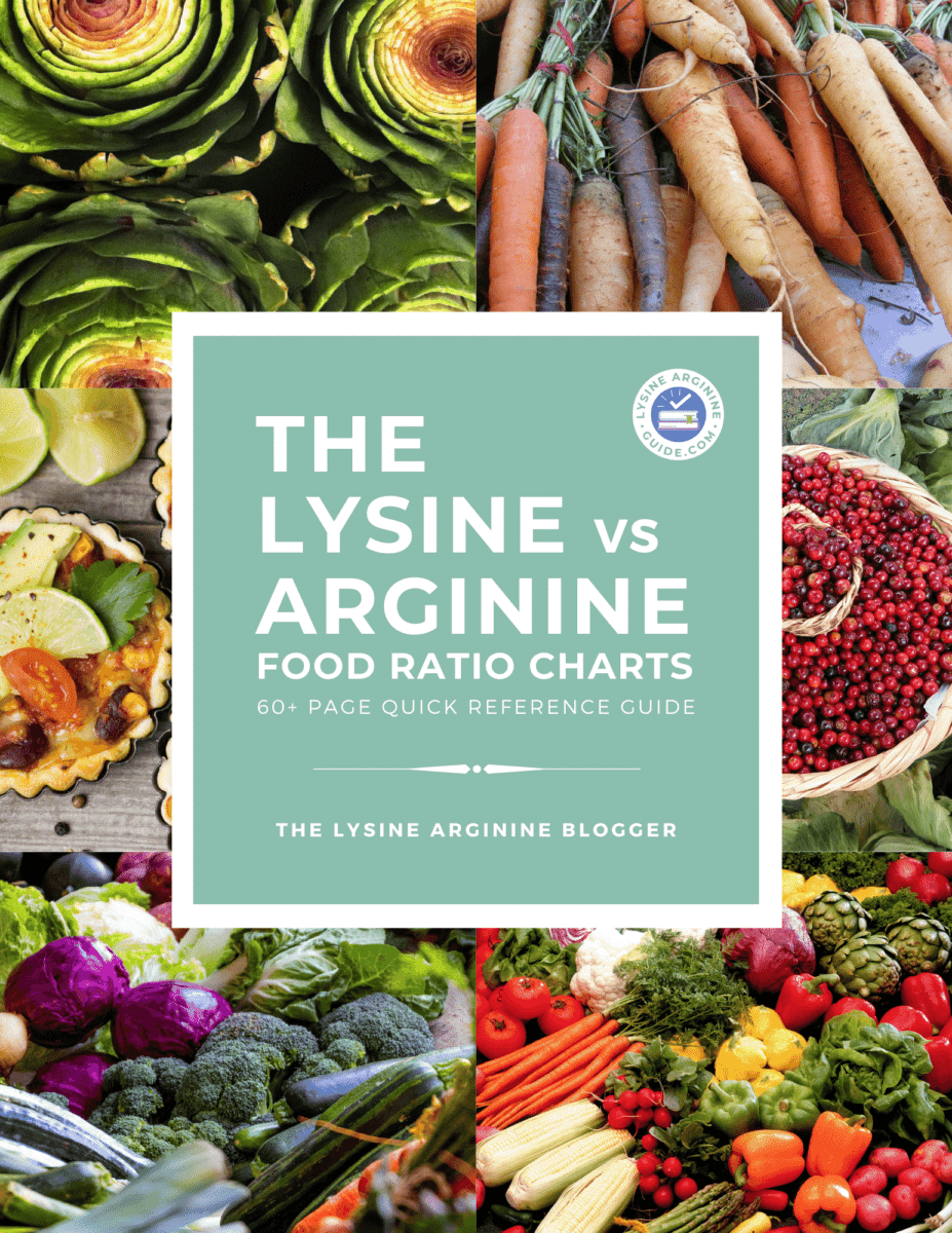 Lysine vs Arginine Food Ratio Charts